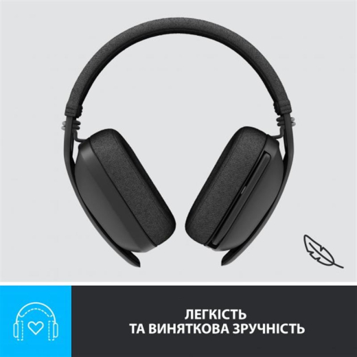 Bluetooth-гарнитура Logitech Zone Vibe 125 Wireless Headphones Graphite (981-001126) - 5