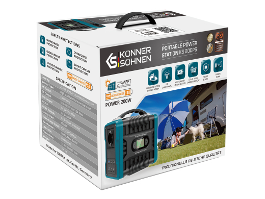 Портативная (переносная) электростанция Konner&Sohnen KS 200PS - 13