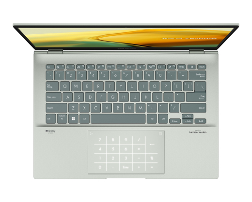 Ноутбук Asus ZenBook 14 UX3402ZA-KP416W 14" Intel Core i5-1240P - 16GB RAM - 512GB (90NB0WC2-M00W10) WQXGA Win11 Aqua Celadon - 3