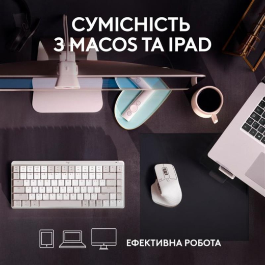 Миша Logitech MX Master 3S для Mac (910-006572) Pale Grey - 8