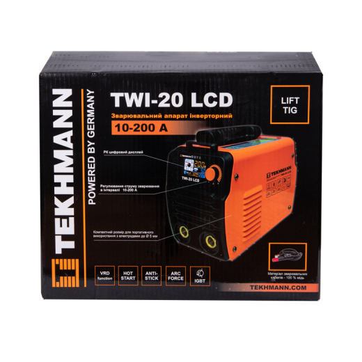 Зварювальний апарат Tekhmann TWI-20 LCD - 9