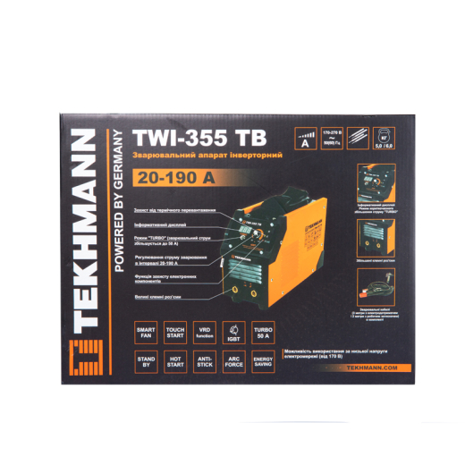 Зварювальний апарат Tekhmann TWI-355 TB - 8
