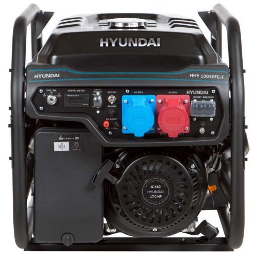 Генератор бензиновый Hyundai HHY 10050FE-т - 2