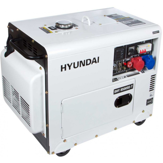 Генератор дизельний Hyundai DHY 8500SE-T - 2