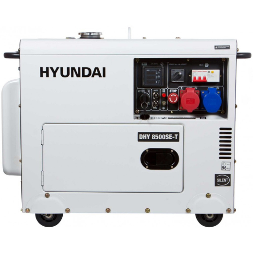 Генератор дизельний Hyundai DHY 8500SE-T - 3