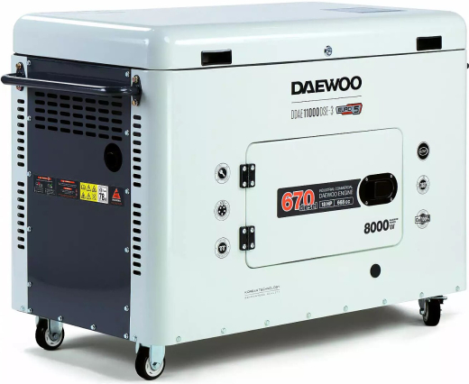 Генератор дизельний Daewoo DDAE 11000DSE-3 - 1