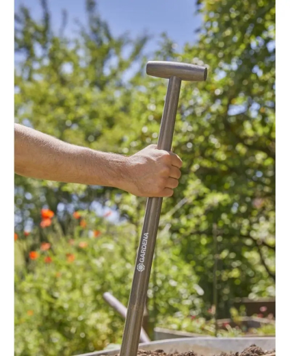 Лопата совковая универсальная Gardena NatureLine T-образная ручка 131 см (17030-20) - 3