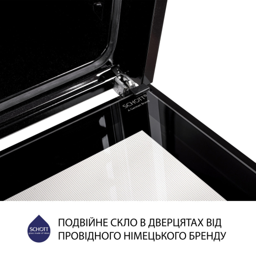 Духова шафа електрична Minola EOD 6804 Platinum Gray - 9