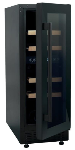 Встраиваемый винный шкаф BERG BRGWA17D Черное стекло - 3