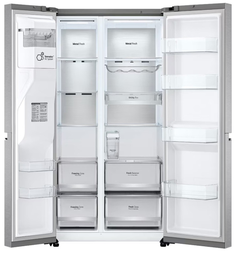 Холодильник із морозильною камерою LG GSLV91MBAC - 2