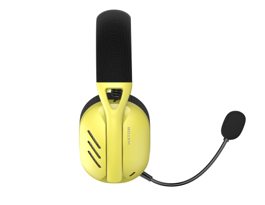 Bluetooth-гарнитура Hator Hyperpunk 2 Wireless Tri-mode Black/Yellow (HTA-857) - 5