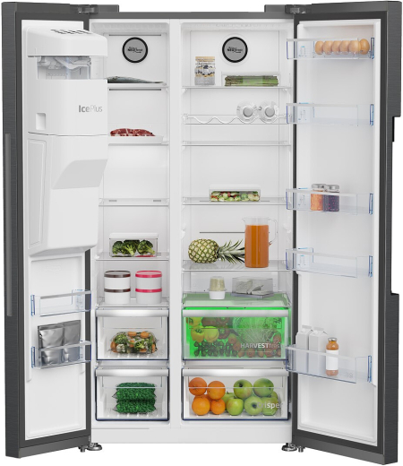 Холодильник з морозильною камерою Beko GN162330XBRN - 3