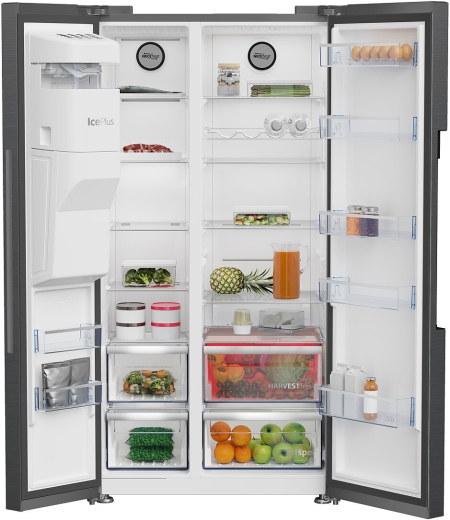 Холодильник з морозильною камерою Beko GN162330XBRN - 4