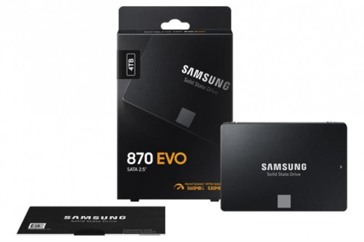 SSD накопичувач Samsung 870 EVO 4TB (MZ-77E4T0B/EU) - 4