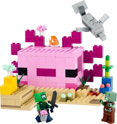 LEGO Конструктор Minecraft Дім-Аксолотль - 7