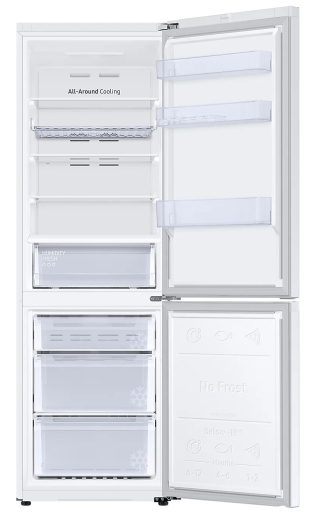 Холодильник с морозильной камерой Samsung RB34C672EWW - 3