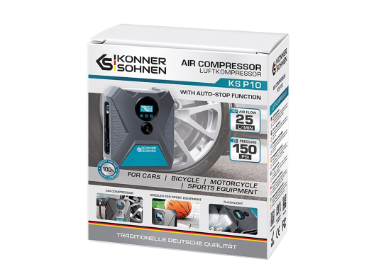 Автомобильный компрессор (электрический) Konner&Sohnen KS P10 - 10