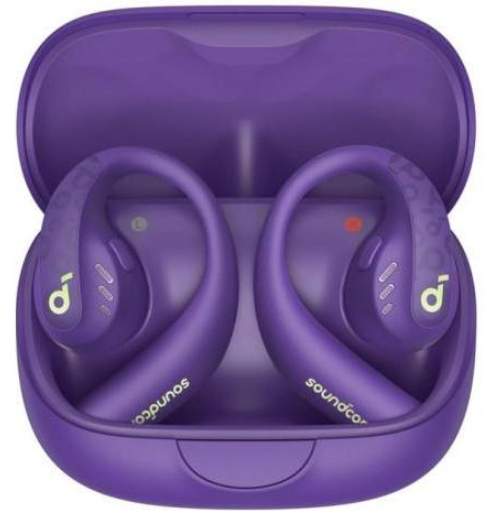Навушники ANKER SoundСore AeroFit Pro Purple - 4