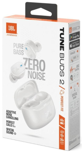Навушники JBL TUNE BUDS 2 White (JBLTBUDS2WHT) - 5