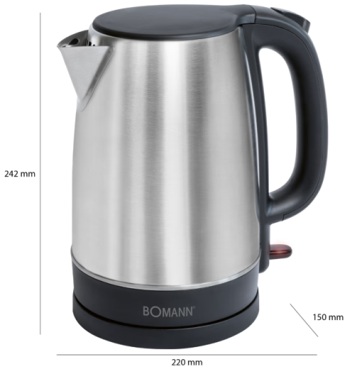 Чайник електричний BOMANN WKS 6043 CB - 3