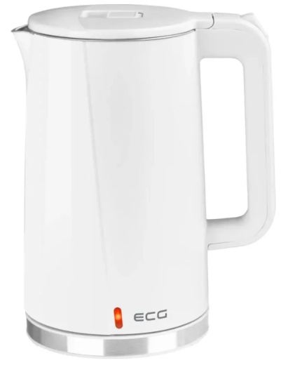 Чайник електричний ECG RK 1702 Safe to Touch White - 5