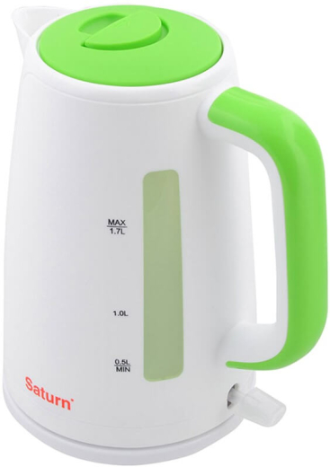 Электрочайник Saturn ST-EK8435U White/Green - 2