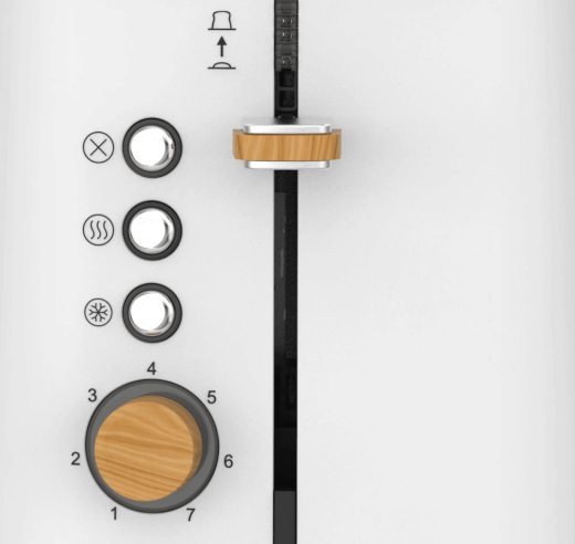 Тостер ECG ST 2768 Timber White - 3