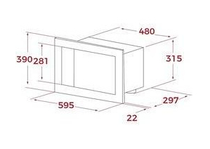 Вбудована мікрохвильова піч з грилем Teka ML 8210 BIS BK (112060008) - 3