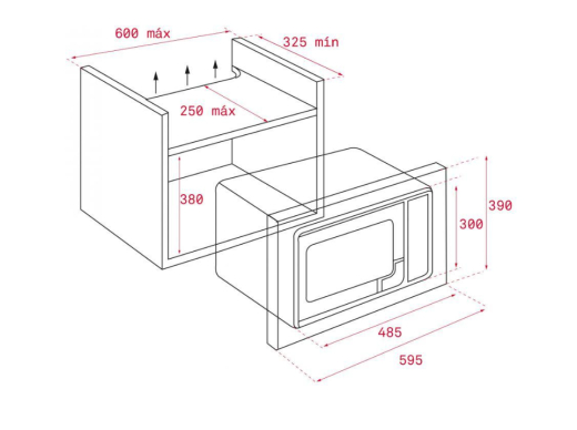 Встраиваемая микроволновая печь с грилем Teka ML 8200 BIS WH (112060002) - 2