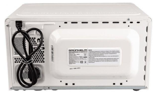 Мікрохвильова піч Grunhelm 20MX708-W - 6