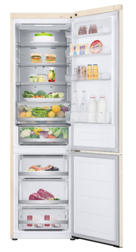 Холодильник з морозильною камерою LG GC-B509FEPW - 3