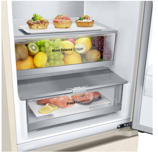 Холодильник з морозильною камерою LG GC-B509FEPW - 4