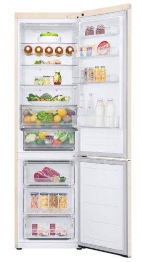 Холодильник з морозильною камерою LG GC-B509FEMW - 4