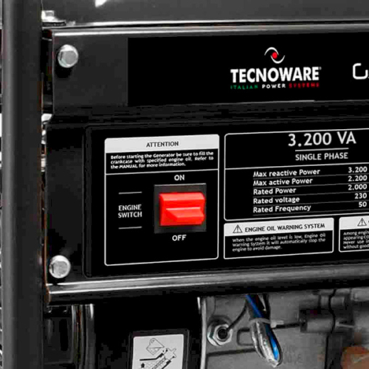 Бензиновий генератор Tecnoware FGE3200M - 4