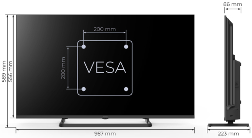 Телевізор KIVI 43U710QB - 9