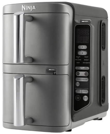 Мультипечь (аэрофритюрница) NINJA Double Stack XL 2-Level Hot Air Fryer SL451EU - 3