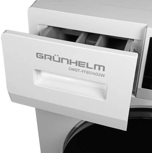 Прально-сушильна машина автоматична Grunhelm GWDT-FF8514D2W - 4