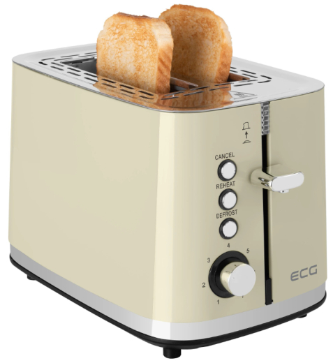 Тостер ECG ST 2766 Vintage Vanilla - 5