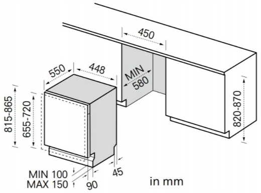 Посудомийна машина MIDEA MDWEB1004MB-WI - 3