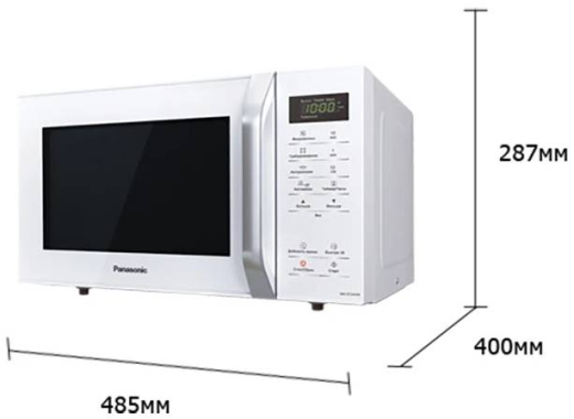Мікрохвильова піч Panasonic NN-ST34HWZUE - 2