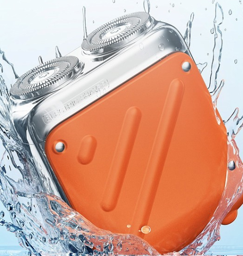 Електробритва чоловіча Metz Traveller Shaver with Bag Orange MZXZ021-OR - 3