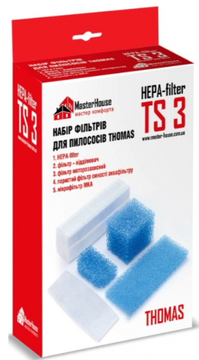 Набір фільтрів для пилососів Thomas TS 3 (8519008) - 2