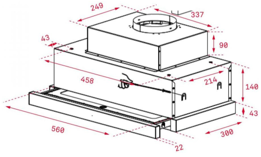 Витяжка телескопічна Teka CNL 6815 Plus (40436840) - 2