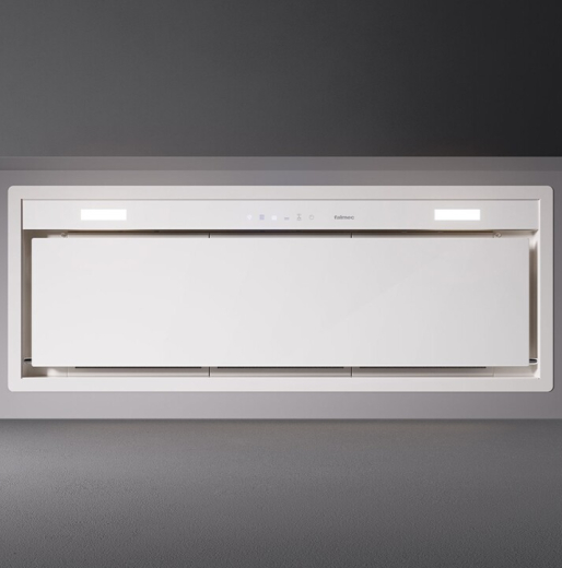 Витяжка вбудована Falmec GRUPPO INCASSO MURANO 70 WHITE GLASS 800 (CGIW70.E10P6#ZZZF491F) - 5