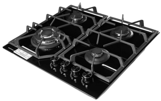 Газова варильна поверхня Grunhelm GHGW 0434 MB WOK - 3