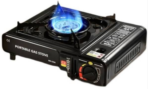 Портативная газовая плитка Voltronic MS-155A Black (ZCM-001AB) - 2