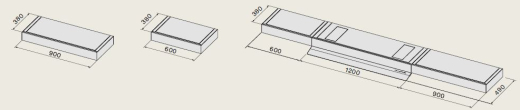 Вытяжка декоративная Falmec Shelf 120 E.P. Black 500 (CKMN20.E0P2#ZZZN451F) - 10