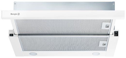 Вытяжка телескопическая Borgio TLF (TR) 60 White Glass - 3
