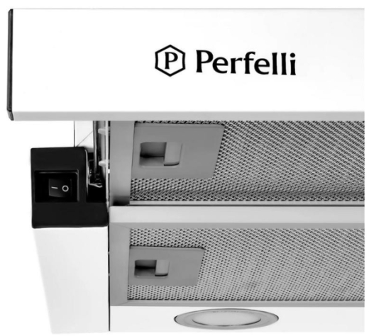Витяжка телескопічна Perfelli TL 5212 WH 700 LED - 3