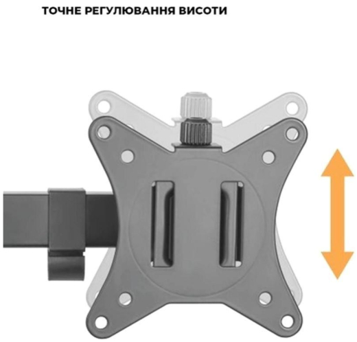 Настольная стойка Brateck LDT66-C02V Black - 2